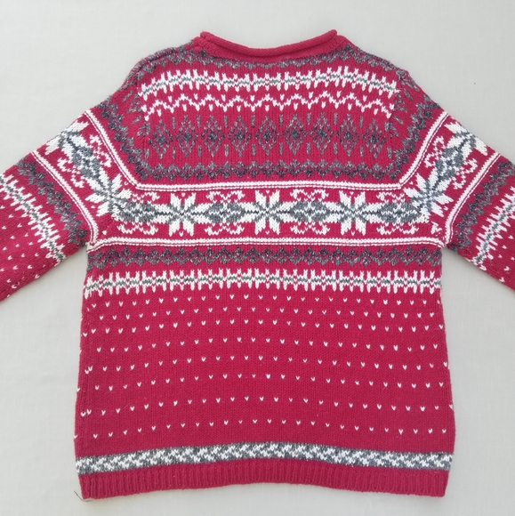 Cozy Red Holiday Sweater - Picture 6 of 8